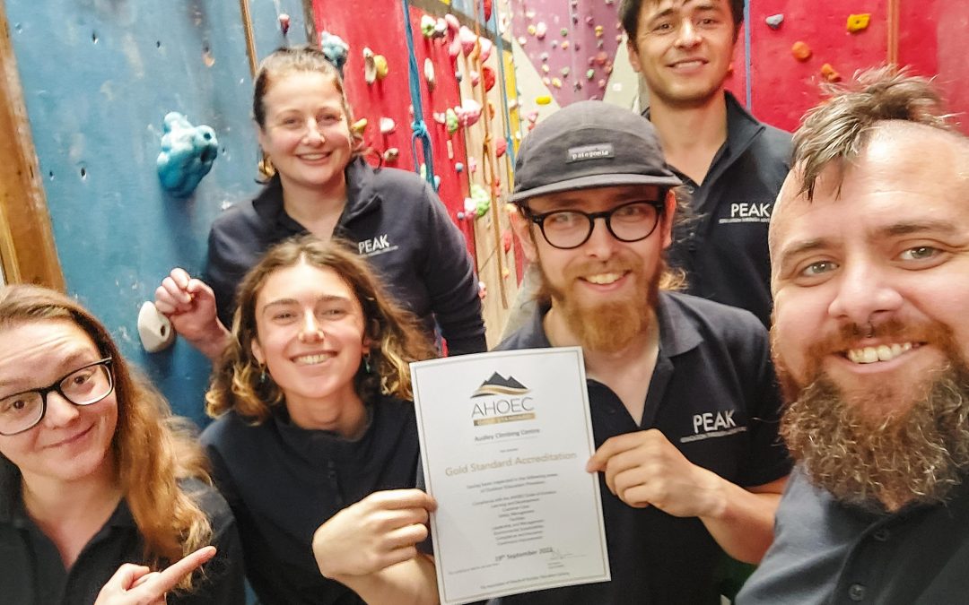 Audley Climbing Centre latest to be awarded Gold Standard