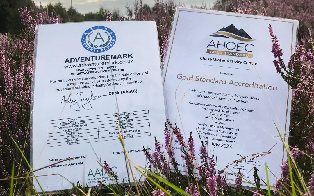 Double Awards for Chasewater Activity Centre